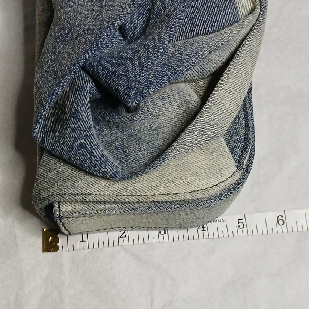 Steve Madden Washed Blue Denim Borla Crossbody - Picture 15 of 16